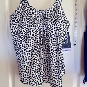 🔥NWT Coco Reef Tankini Top 38DD